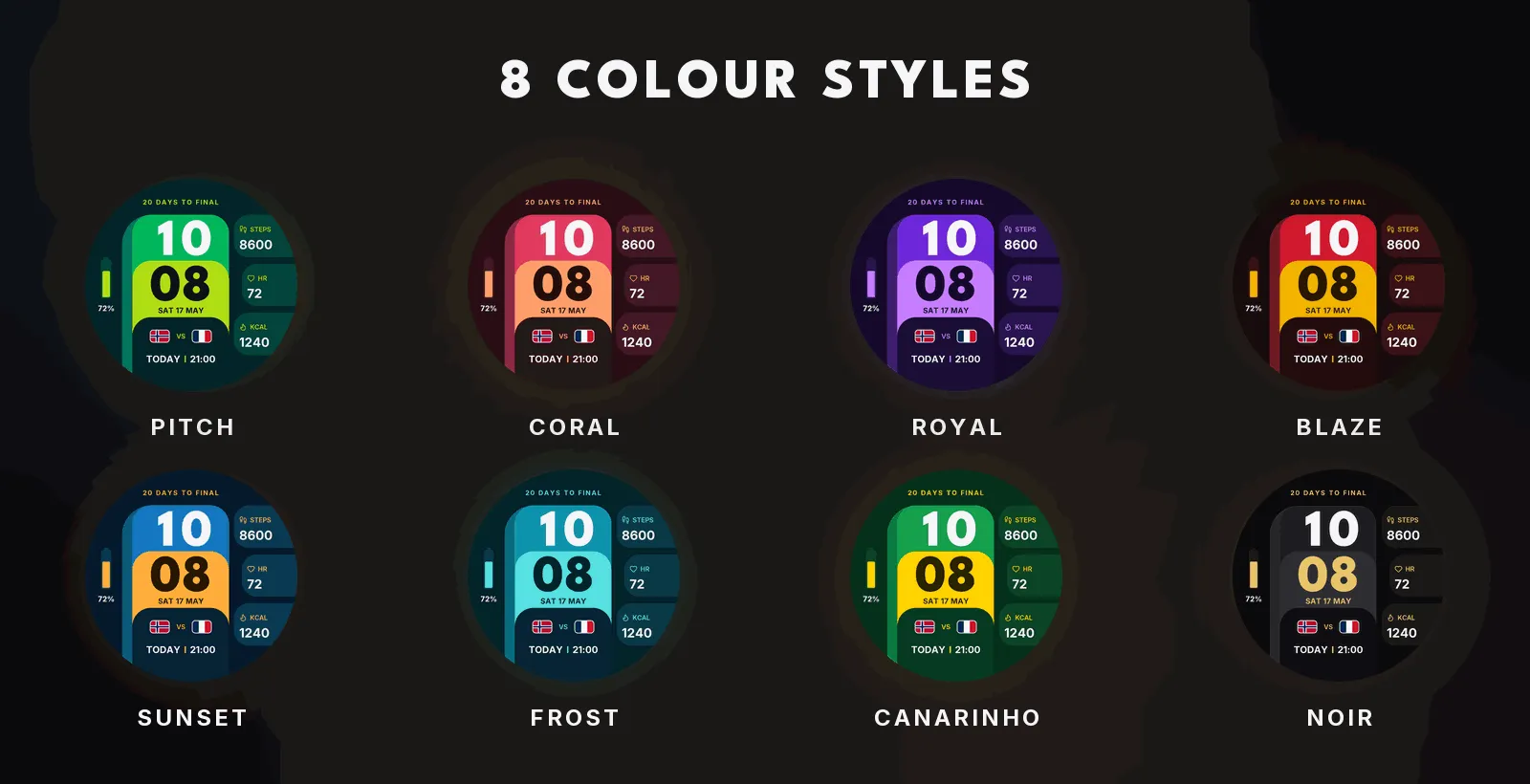 Tifo colour styles